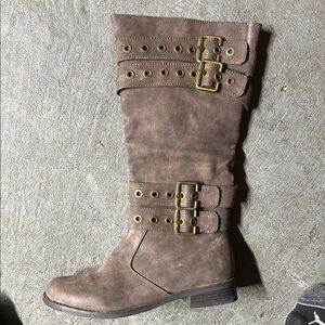 Stylish Brown Knee-High Boots